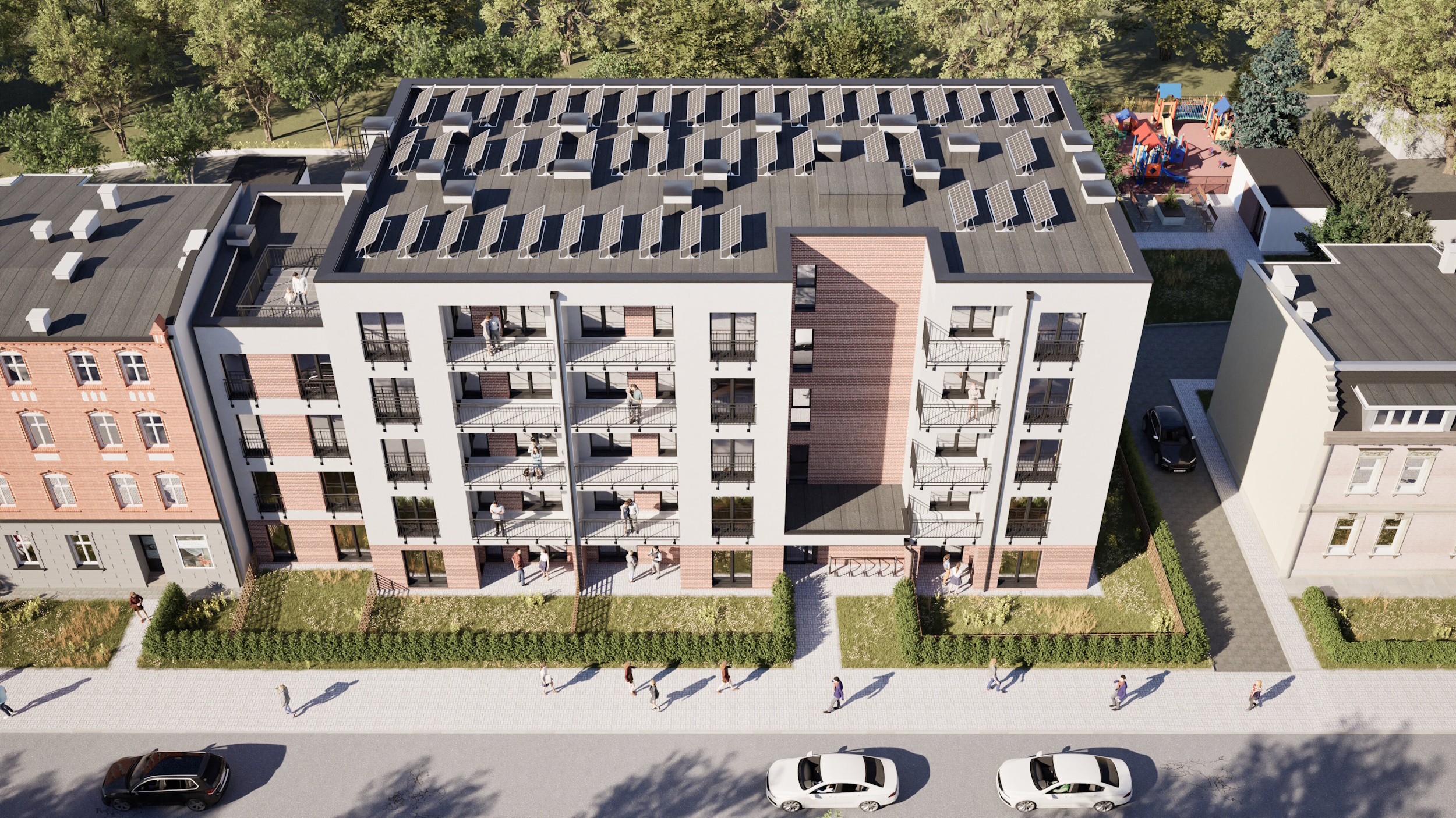 blok z góry