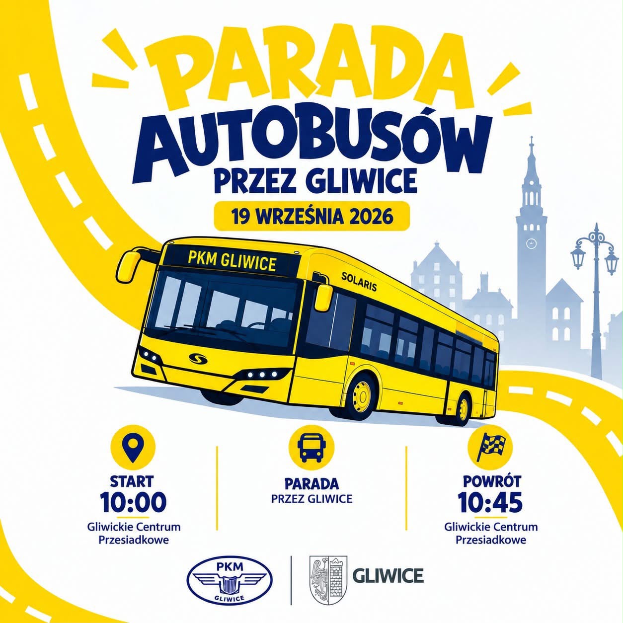 Grafika przedstawiająca żółty autobus