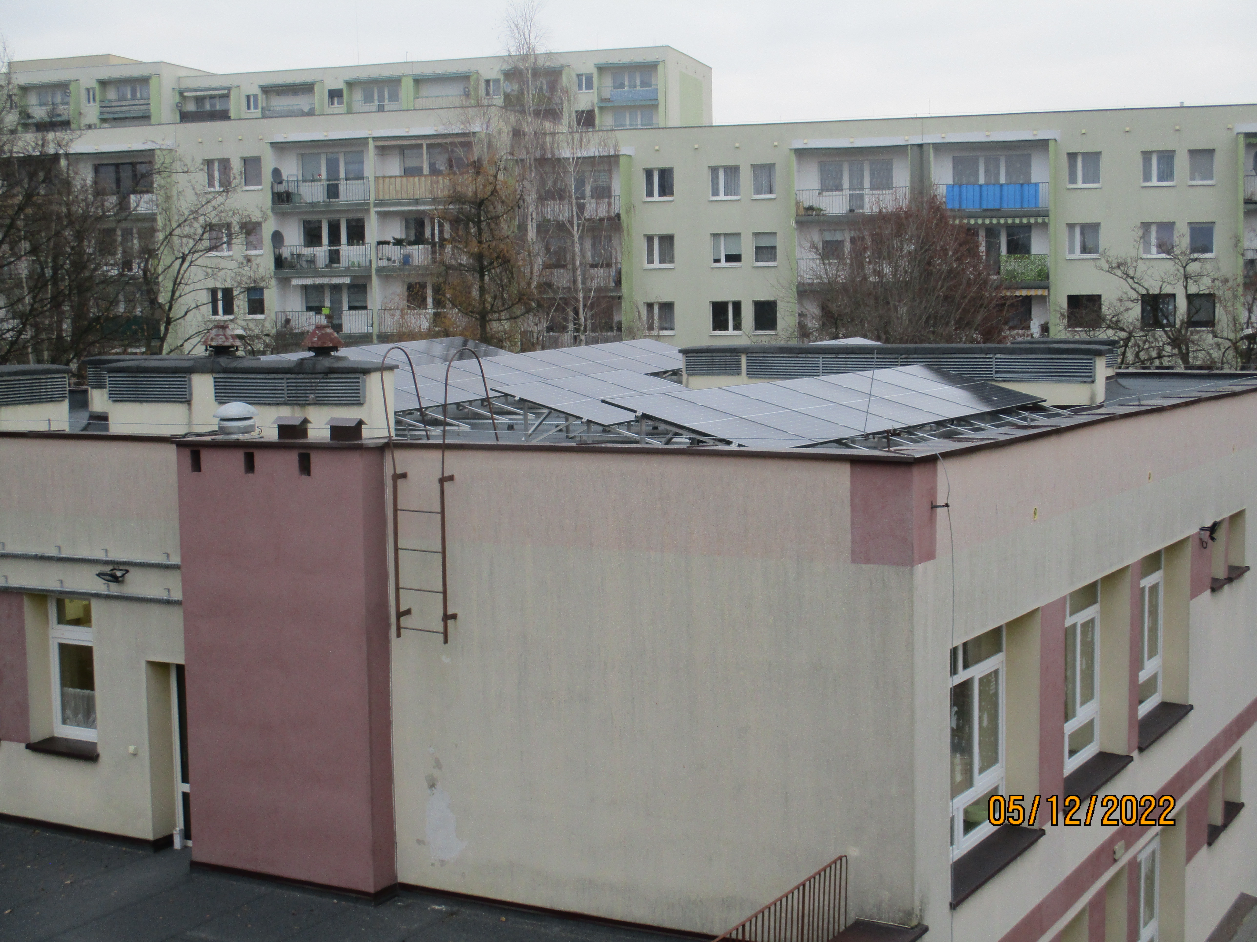 Fotowoltaika na budynku PM nr 17 w ZS-P nr 2 (fot. D. Domżoł / UM Gliwice)