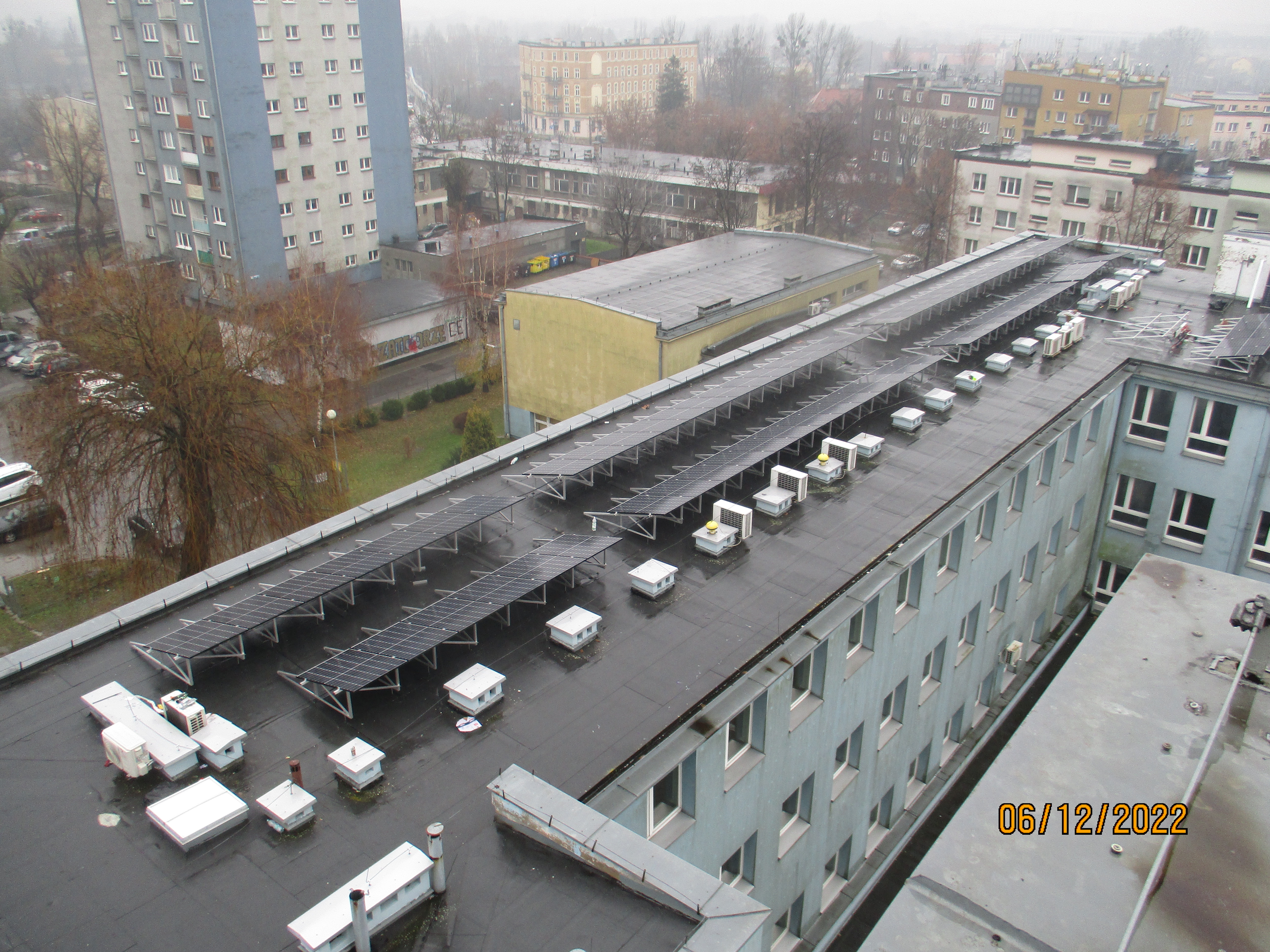 Fotowoltaika na budynku ZST-I (fot. D. Domżoł / UM Gliwice)