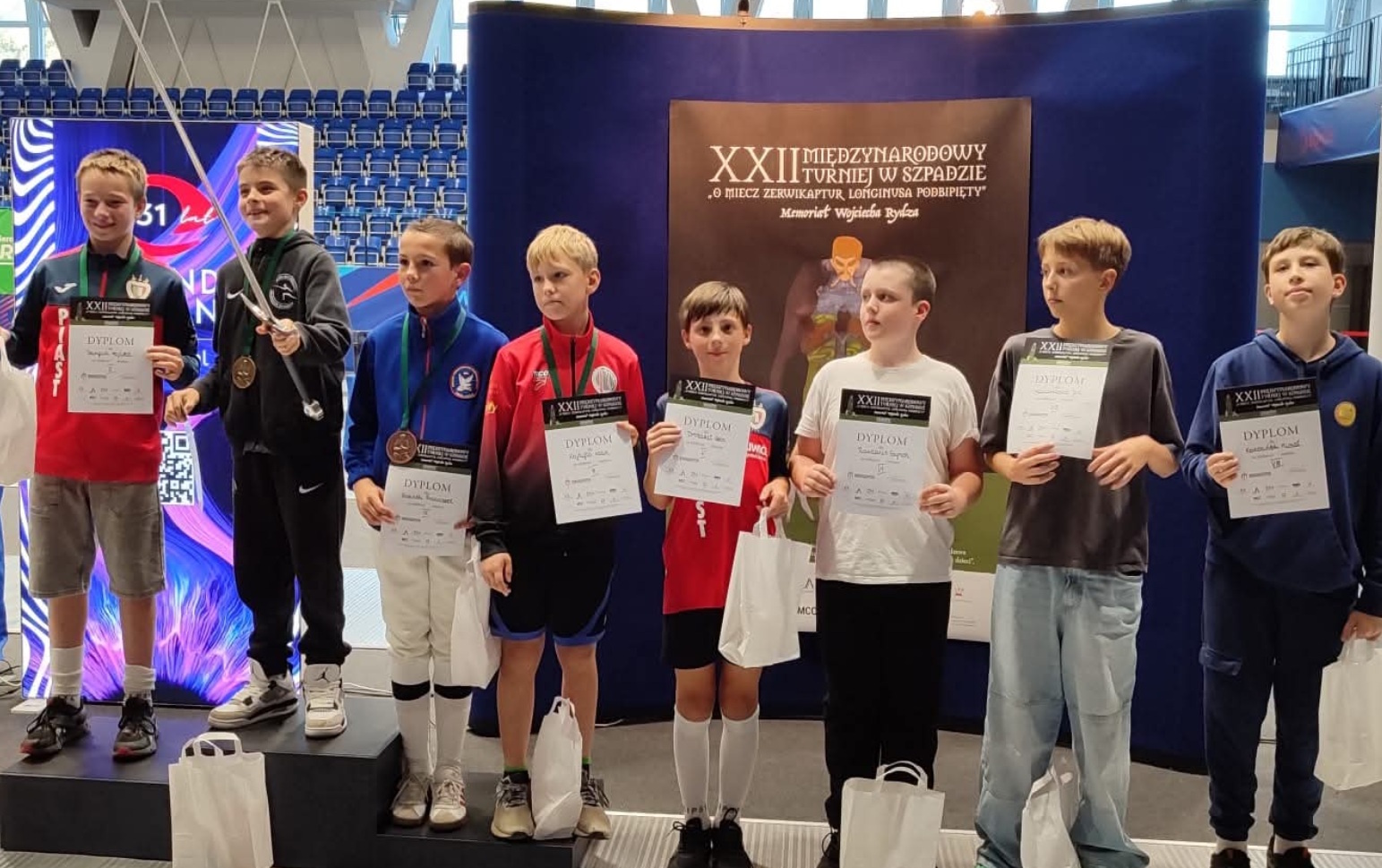 Wojciech Baryluk na podium