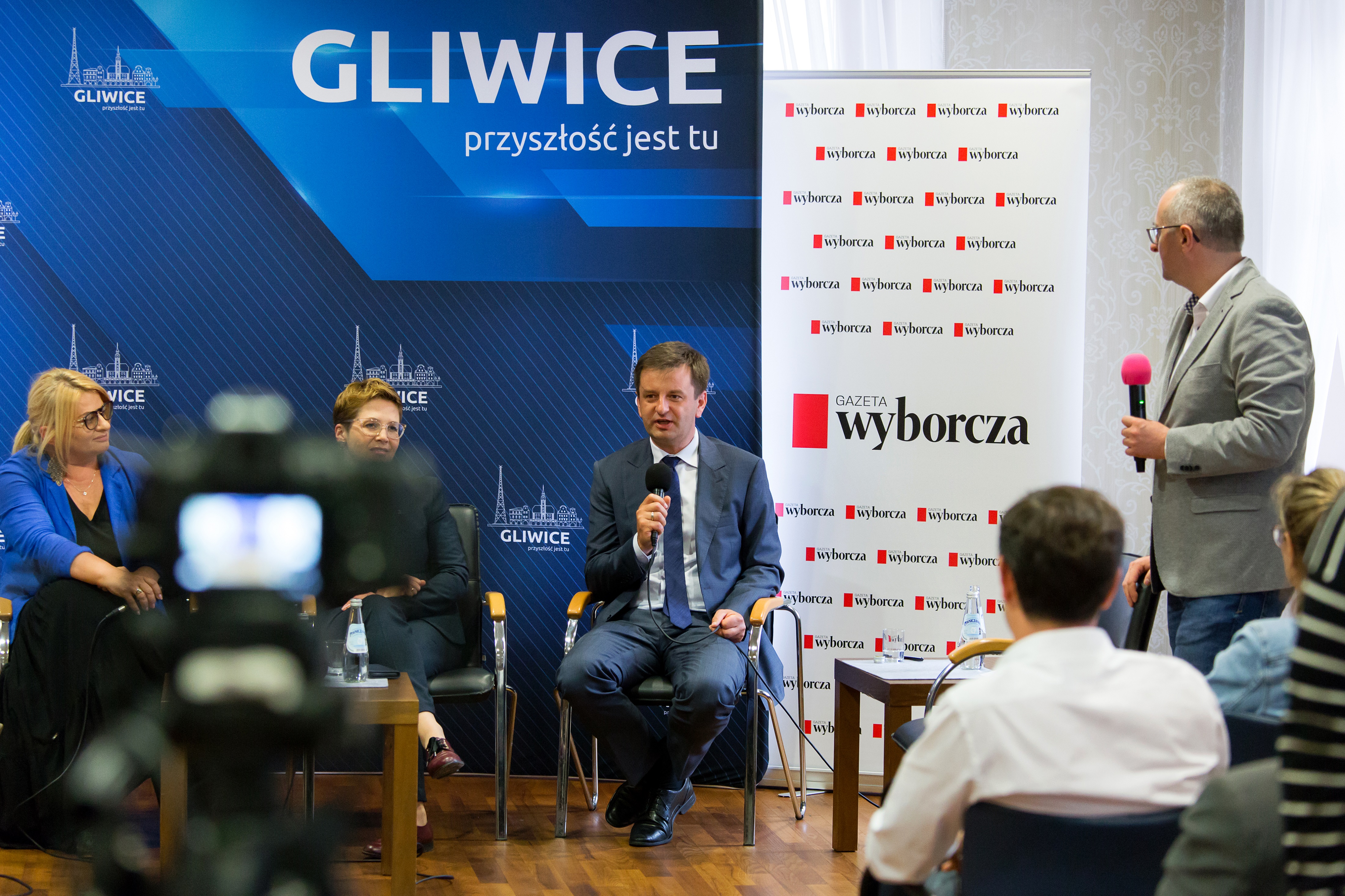 zastępca prezydenta Gliwic, Mariusz Śpiewok w trakcie wypowiedzi