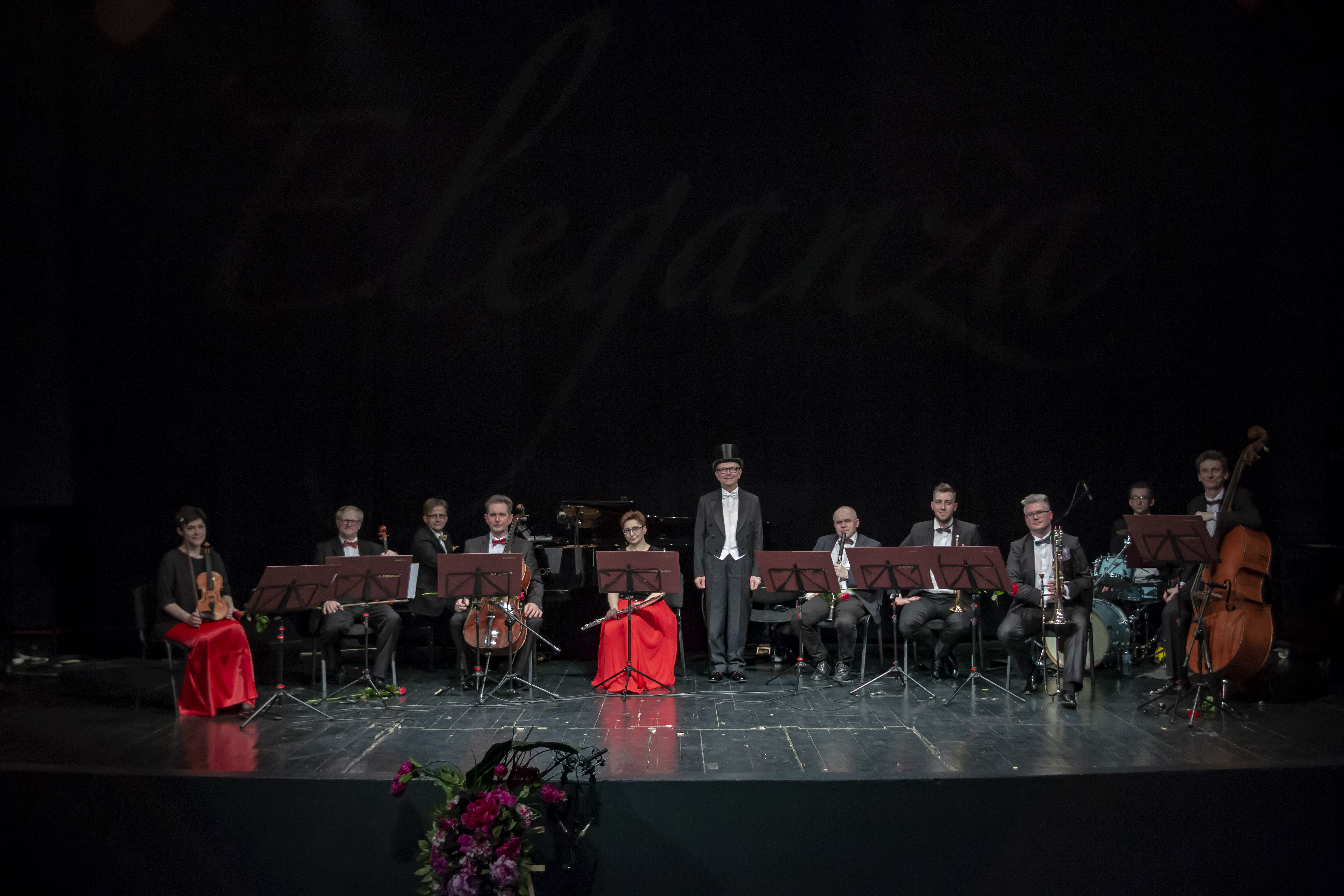 Zespół Muzyki Salonowej Eleganza po koncercie