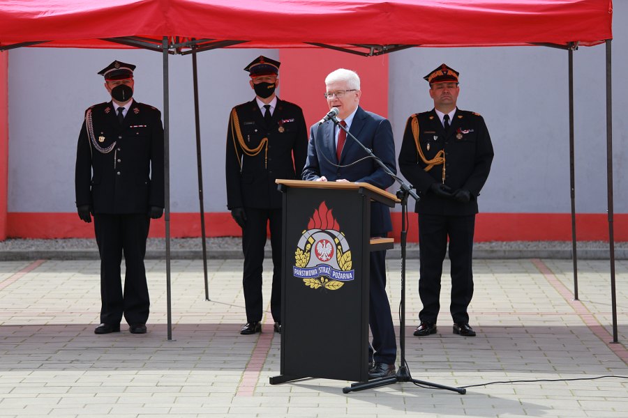 Prezydent Gliwic i Komendancji Straży Pożarnej