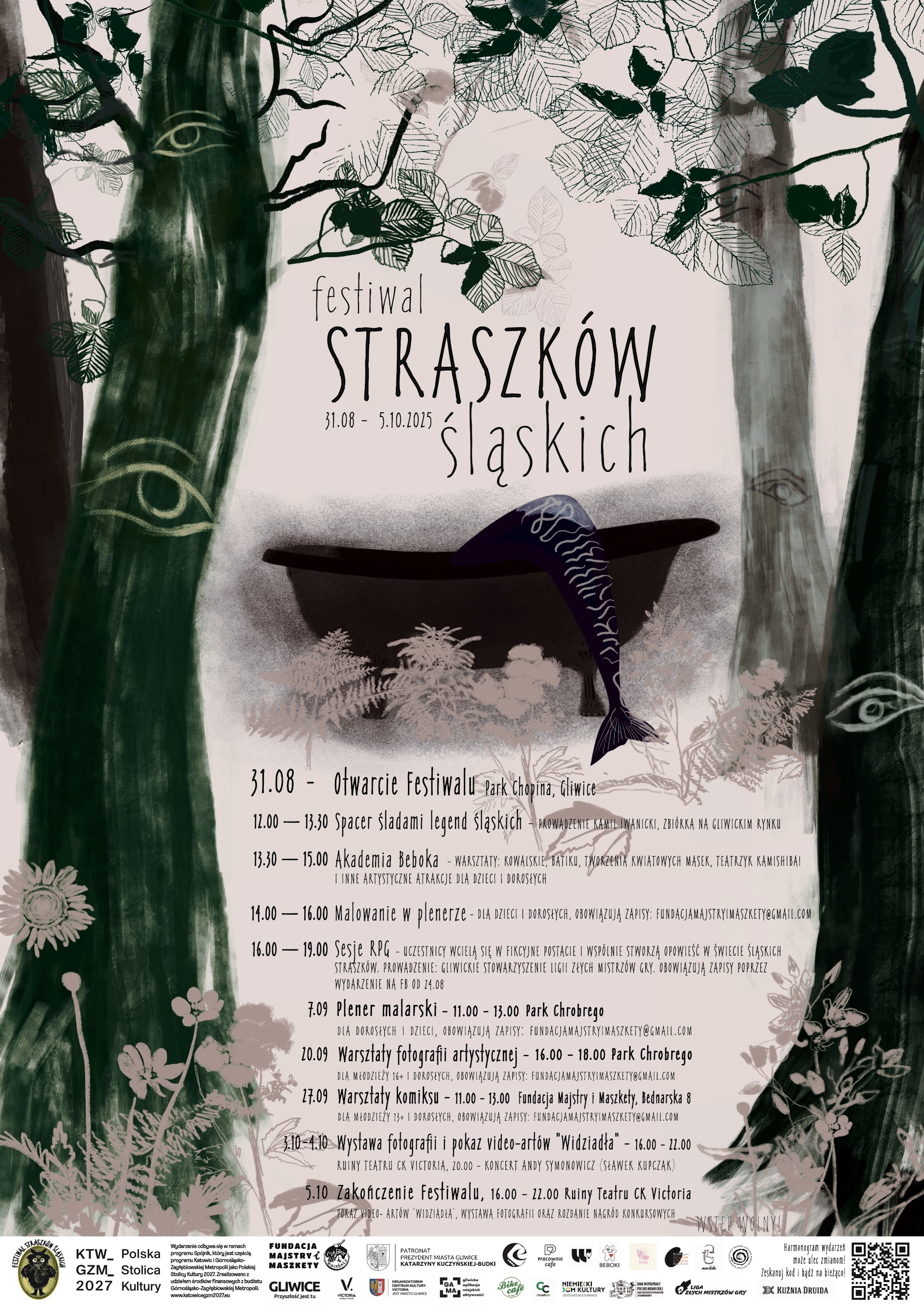 Mat. graf. organizatora Plakat z harmonogramem