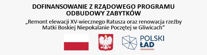 Tabliczka ze znakami programu Polski Ład