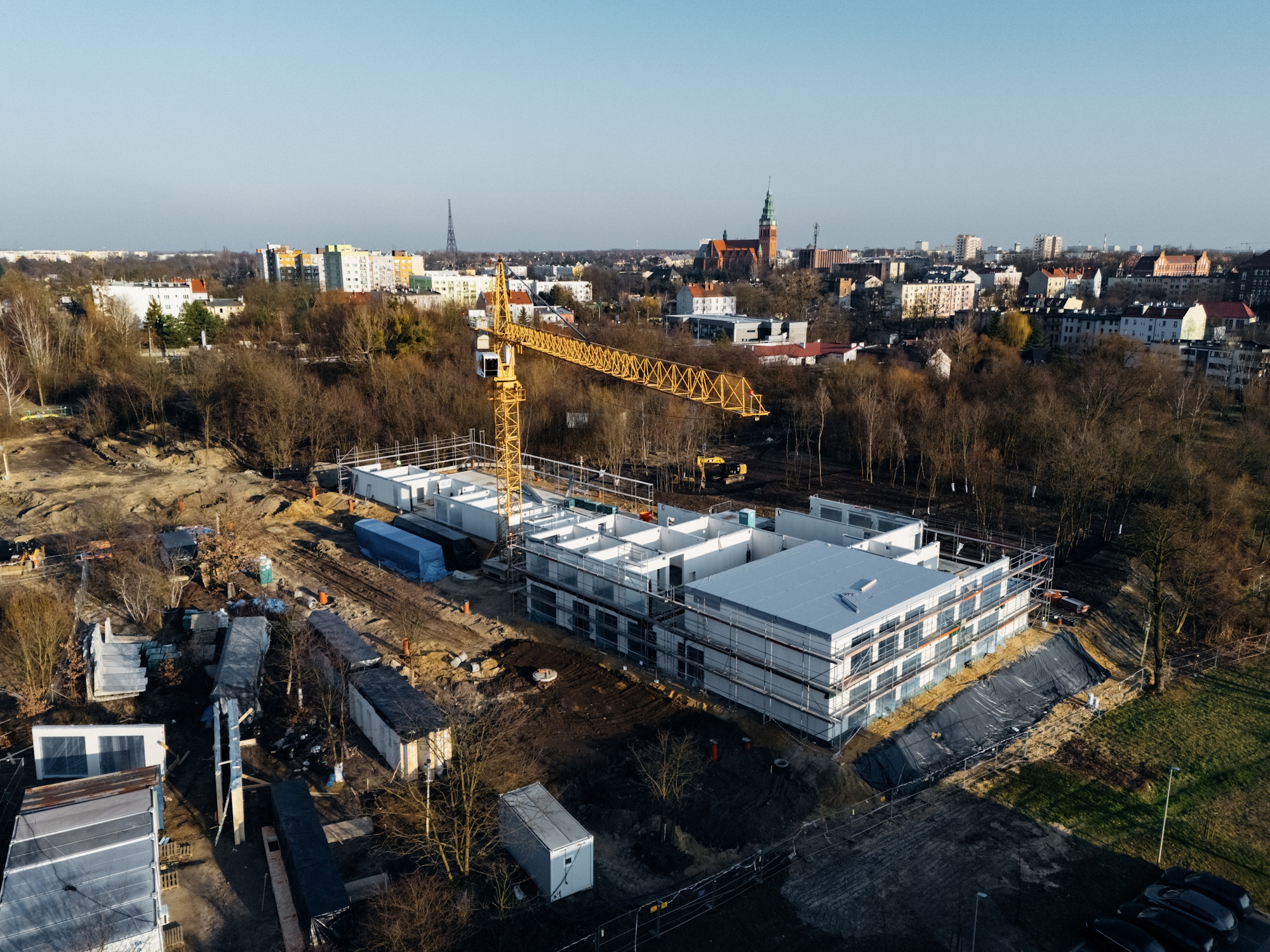 Ekologiczne żłobko-przedszkole przy ul. Zbożowej rośnie w oczach