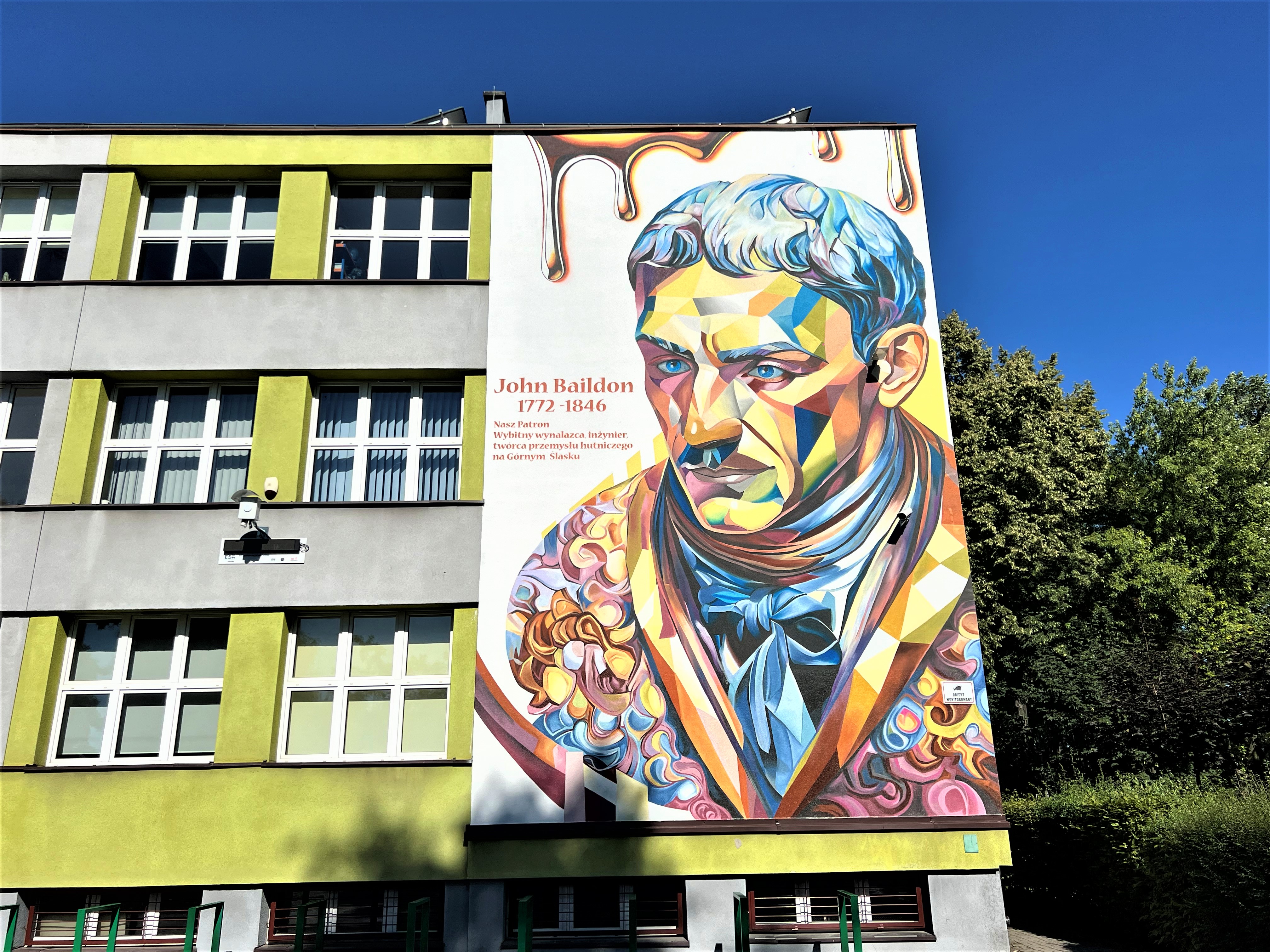 mural z wizerunkiem Johna Baildona