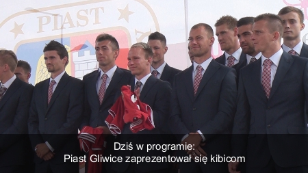 Piast Gliwice zaprezentował się kibicom