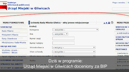 Miasta w Internecie doceniły UM Gliwice!