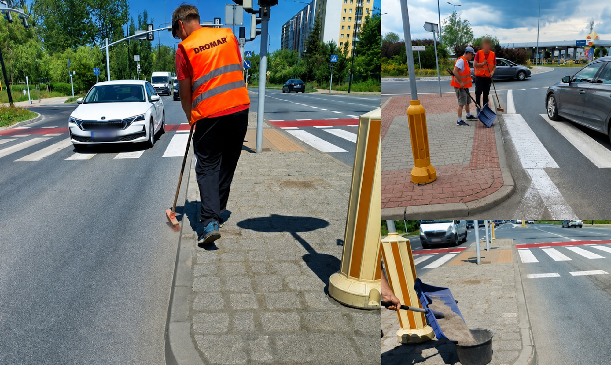 Dbamy o zieleń, ale i bezpieczeństwo. Trwa usuwanie chwastów z pasów drogowych