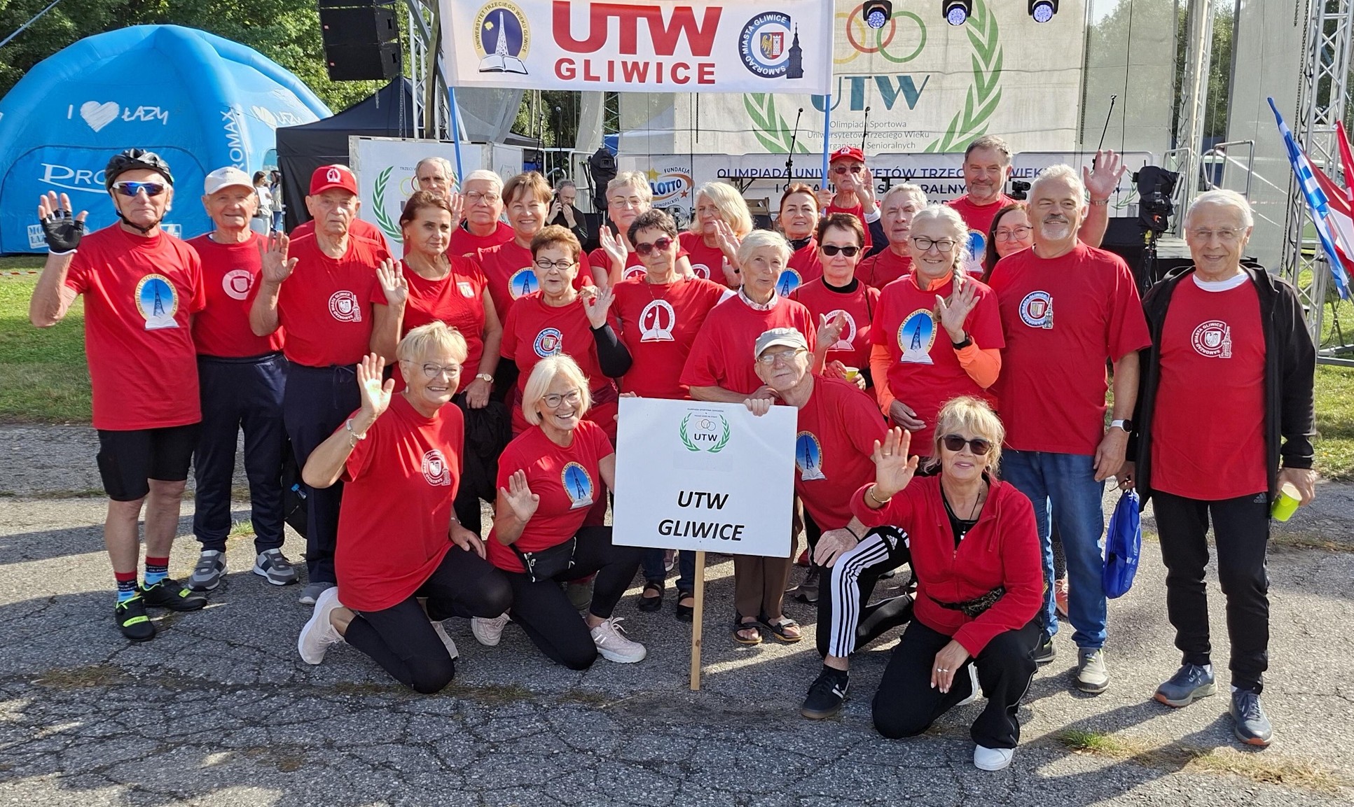 Sportowcy Uniwersytetu Trzeciego Wieku w Gliwicach