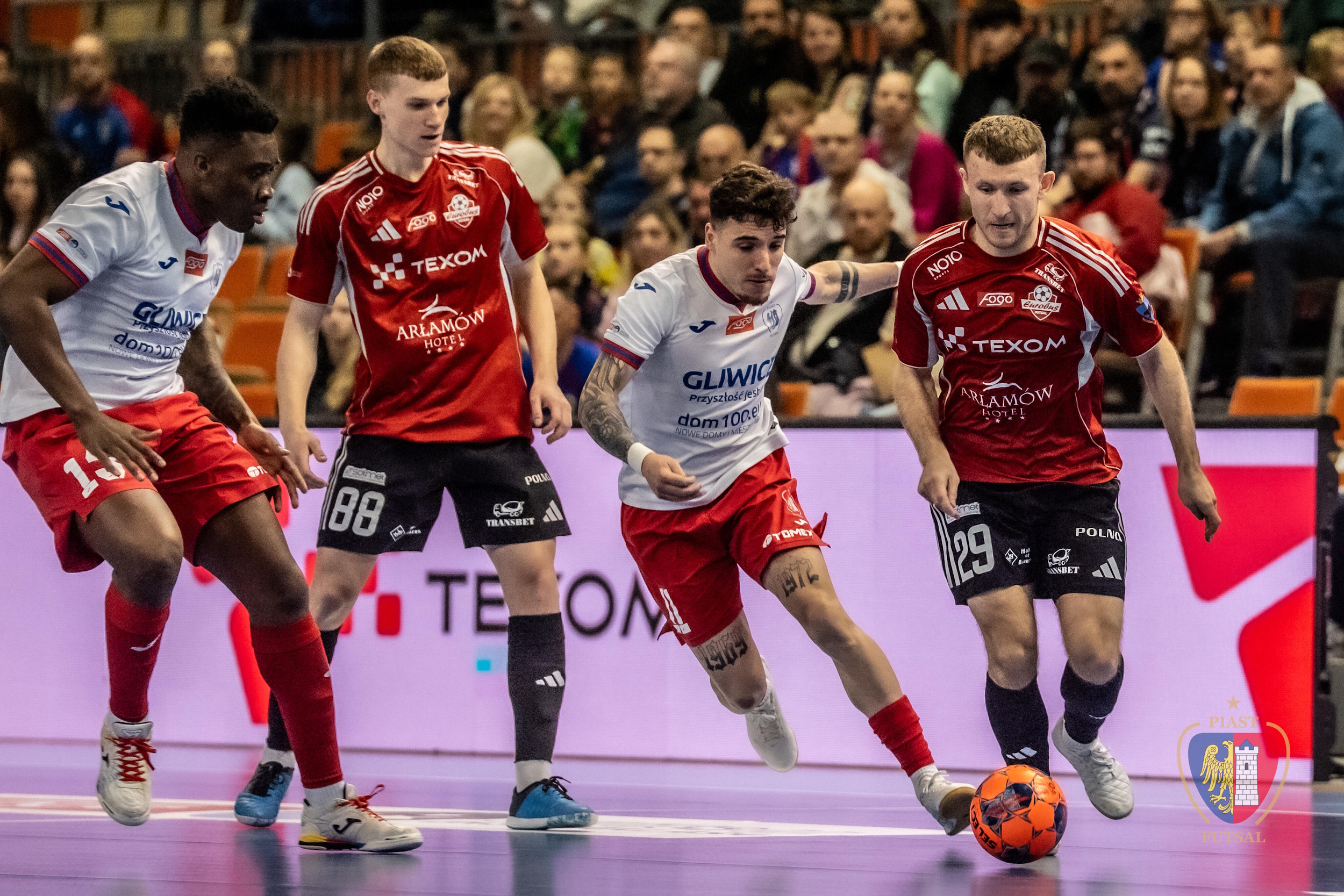 Zawodnicy Piasta Gliwice Futsal podczas meczu