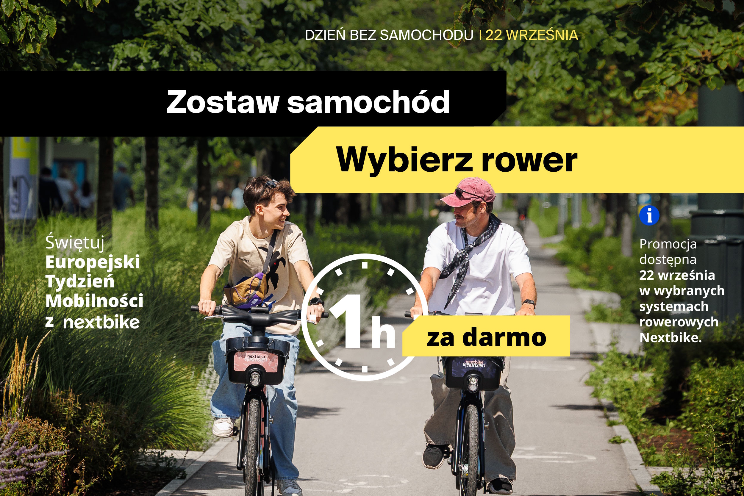 Zdjęcie osób na Metrorowerach
