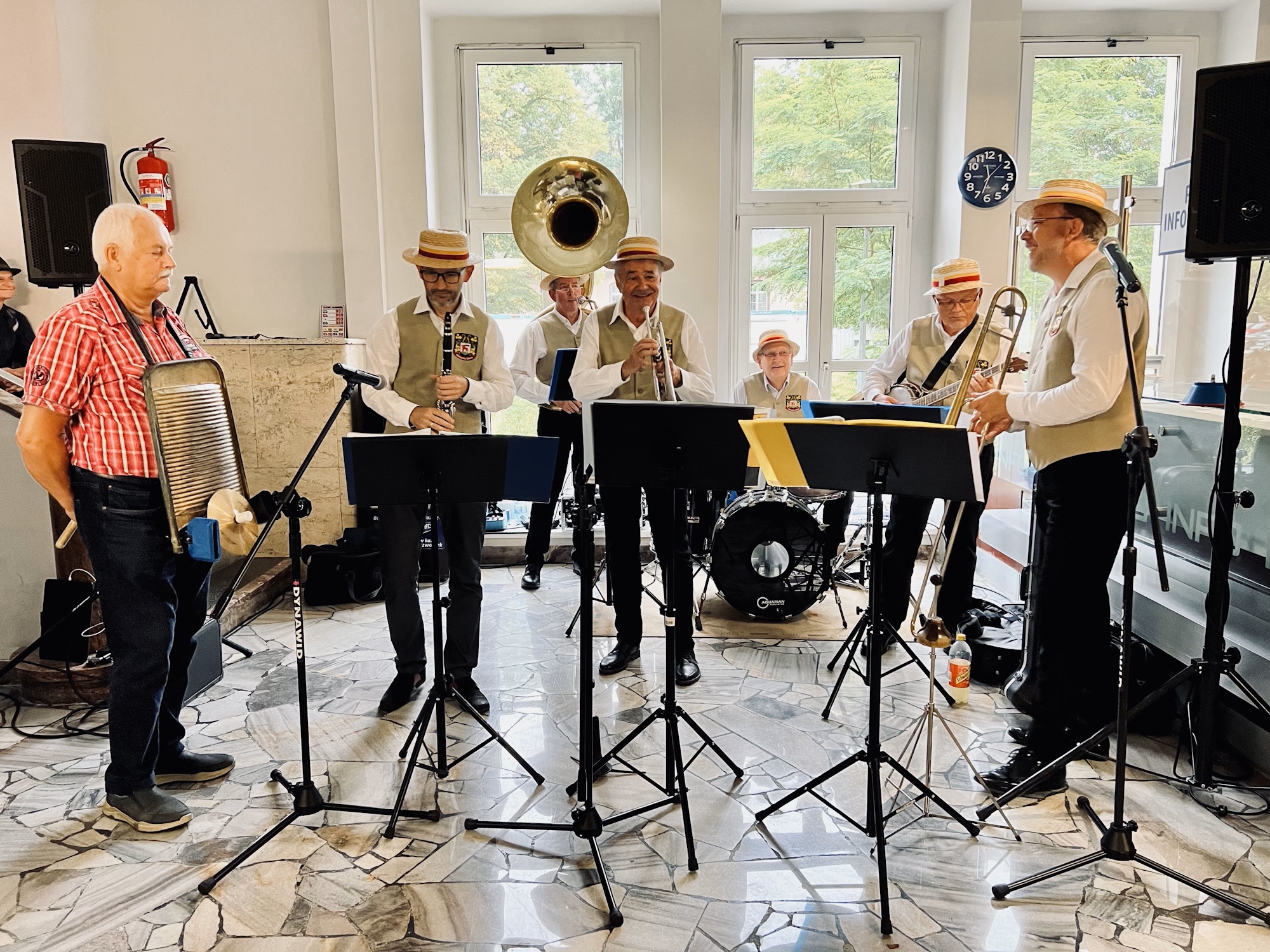 Jazz na szpitalnym korytarzu. Pacjenci byli zachwyceni