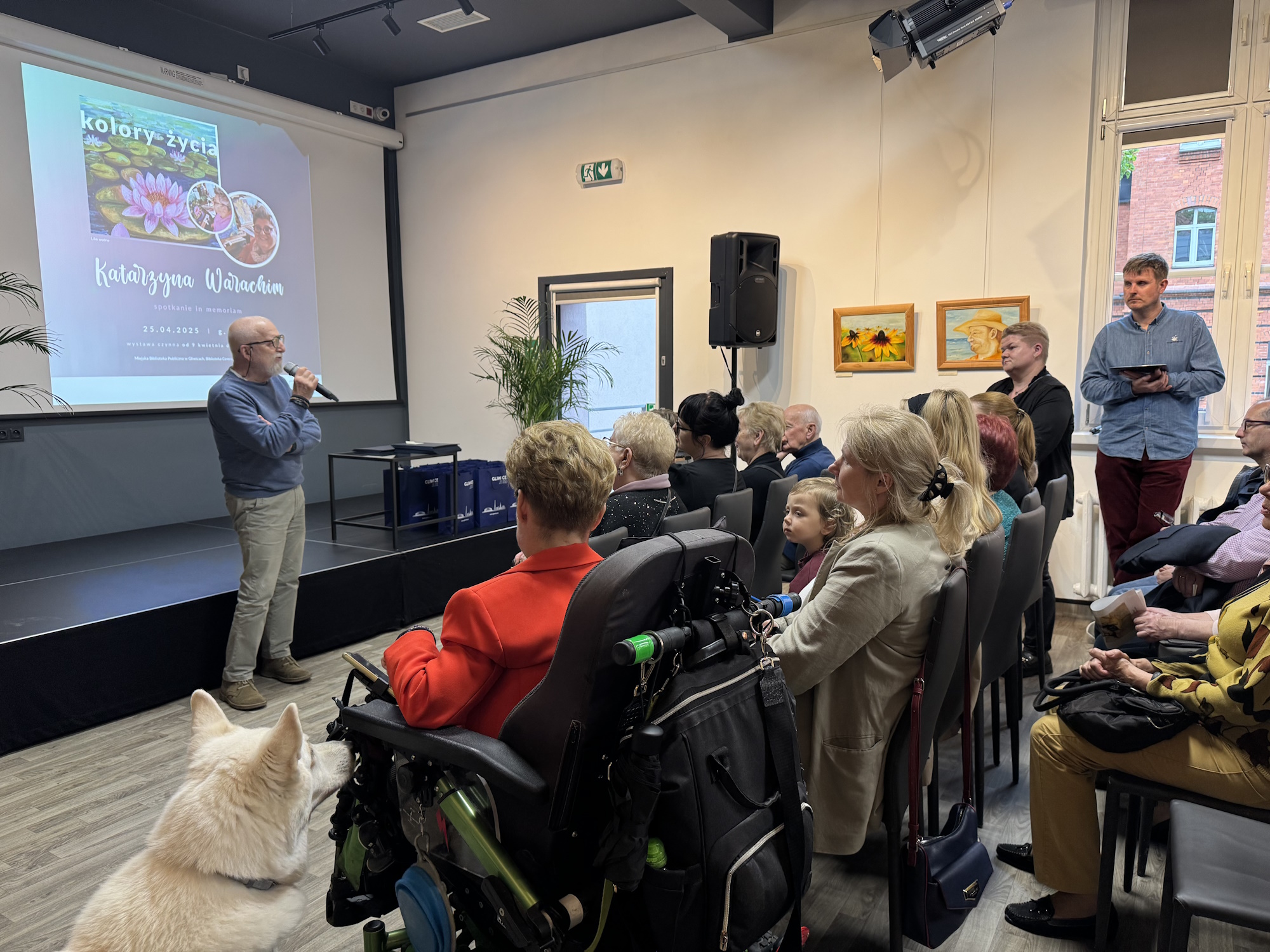 Wspomnienie o Katarzynie Warachim w gliwickiej bibliotece