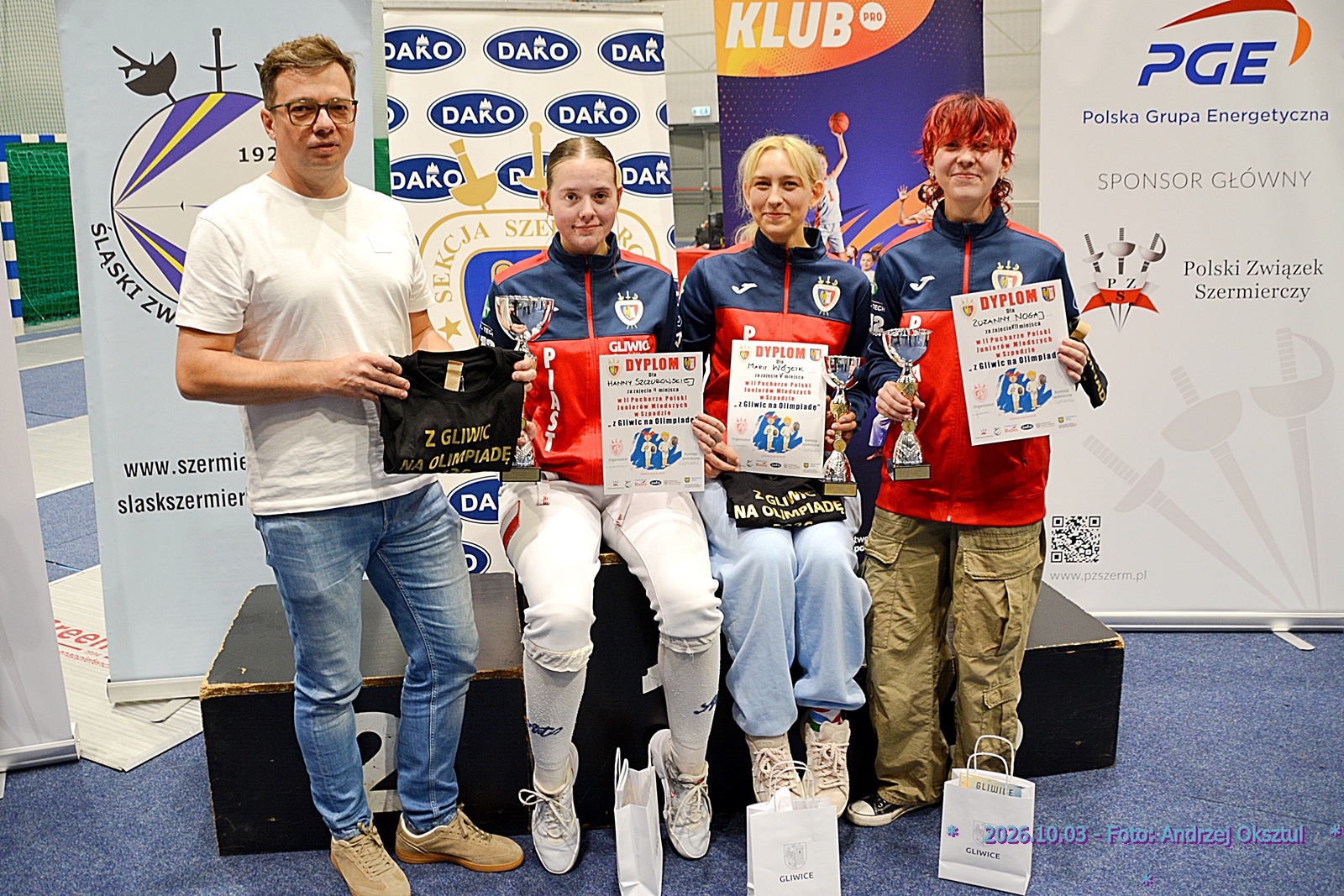 Gliwiczanka druga w II Pucharze Polski Juniorów Młodszych w szpadzie