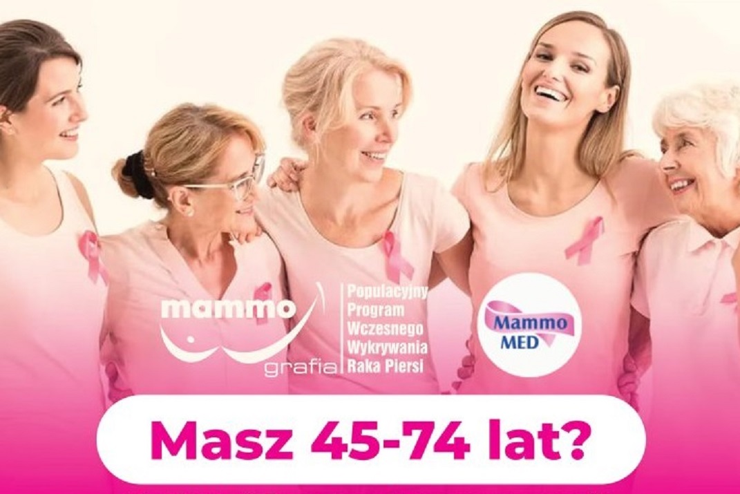 Zrób bezpłatnie mammografię 