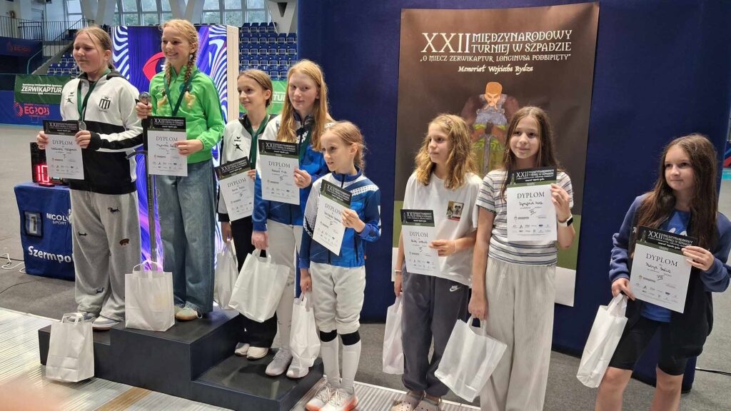 Trójka gliwickich szpadzistów na podium międzynarodowego turnieju