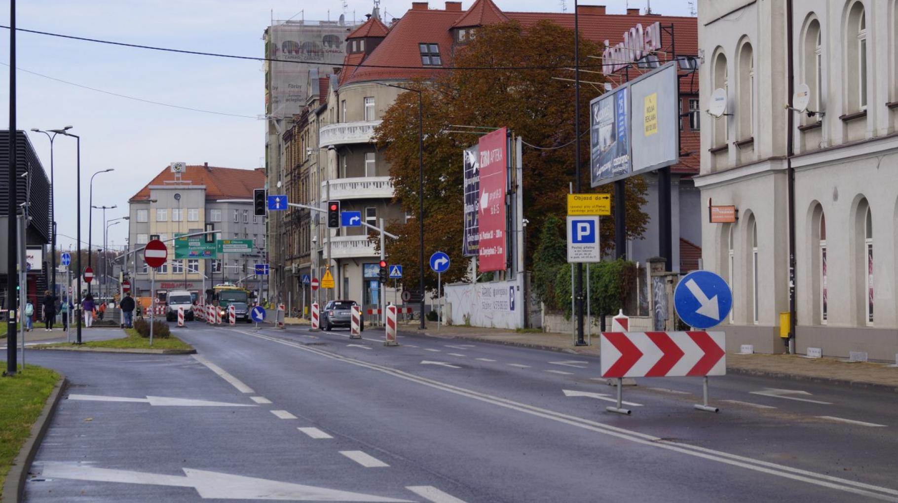 Zmiany na skrzyżowaniu ulicy Częstochowskiej, Jagiellońskiej i Hlubka