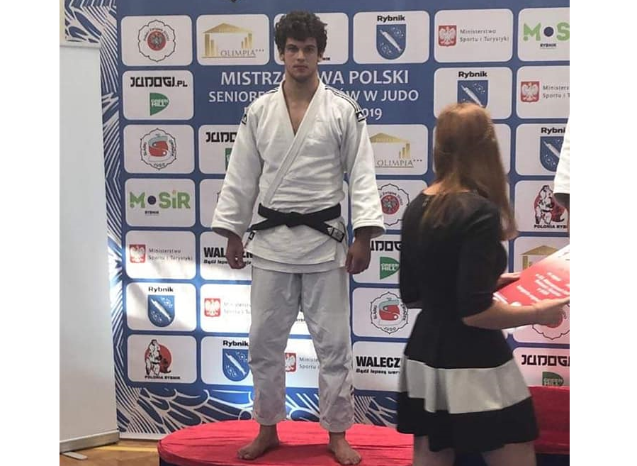 Utalentowany judoka wicemistrzem Polski