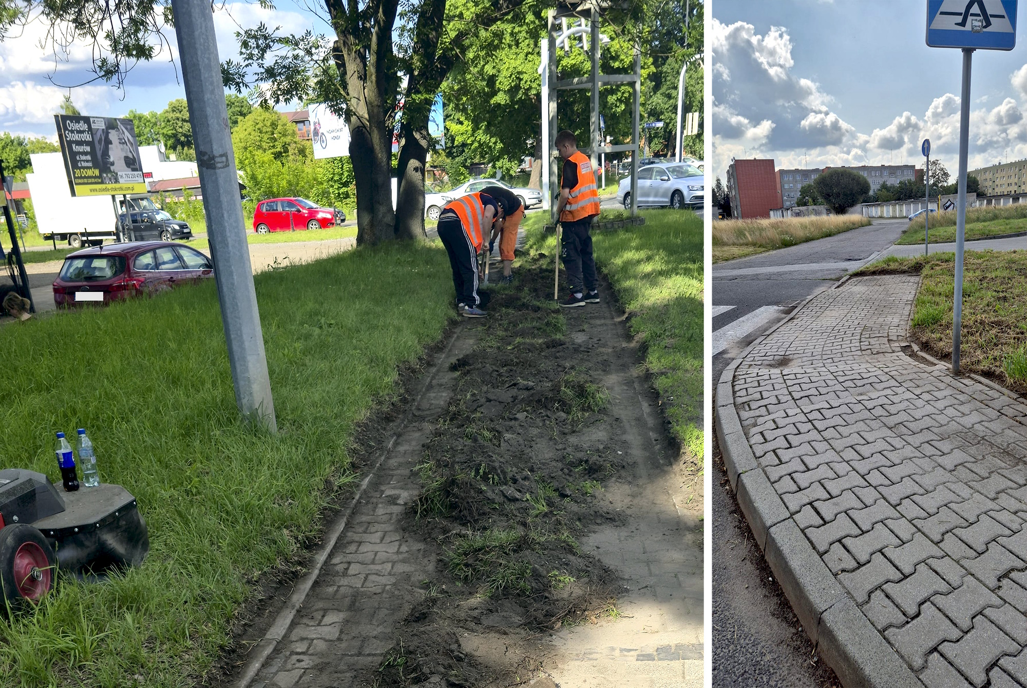 Trwa oczyszczanie chodników z chwastów. Robimy to bez użycia środków chemicznych 