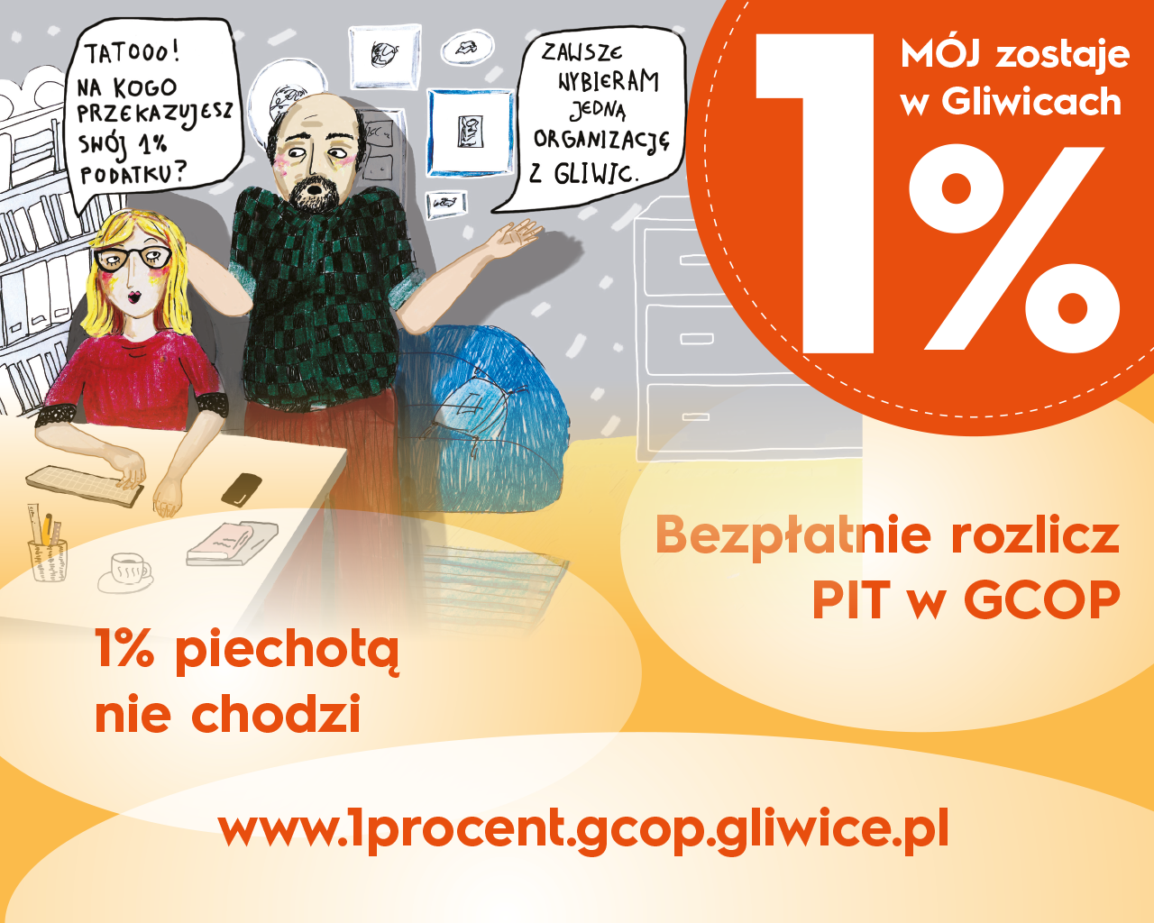 Niech Twój 1% zostanie w Gliwicach