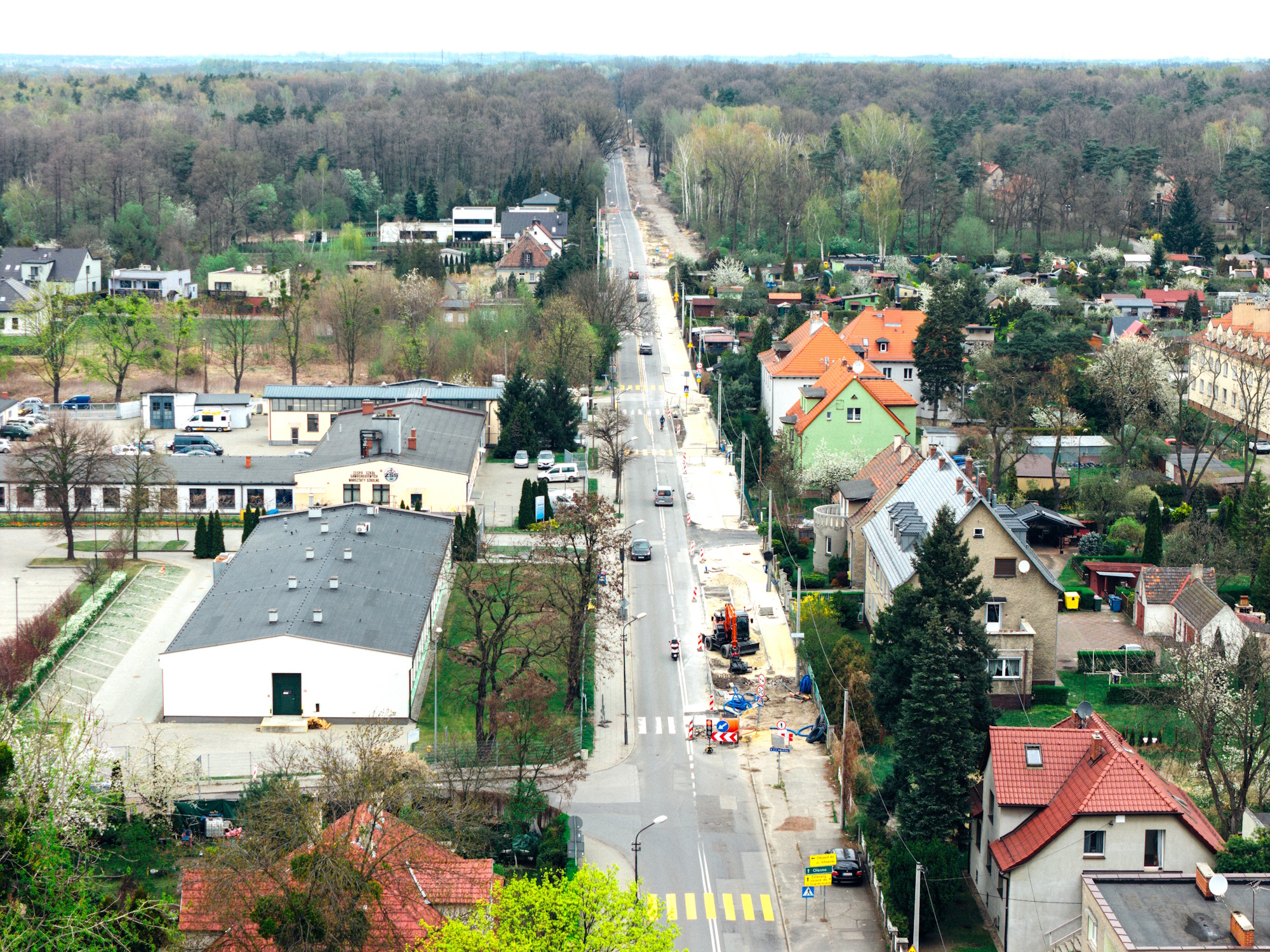 Strzelców Bytomskich: tam powstaje ścieżka rowerowa. Od połowy przyszłego tygodnia krótsze wahadło