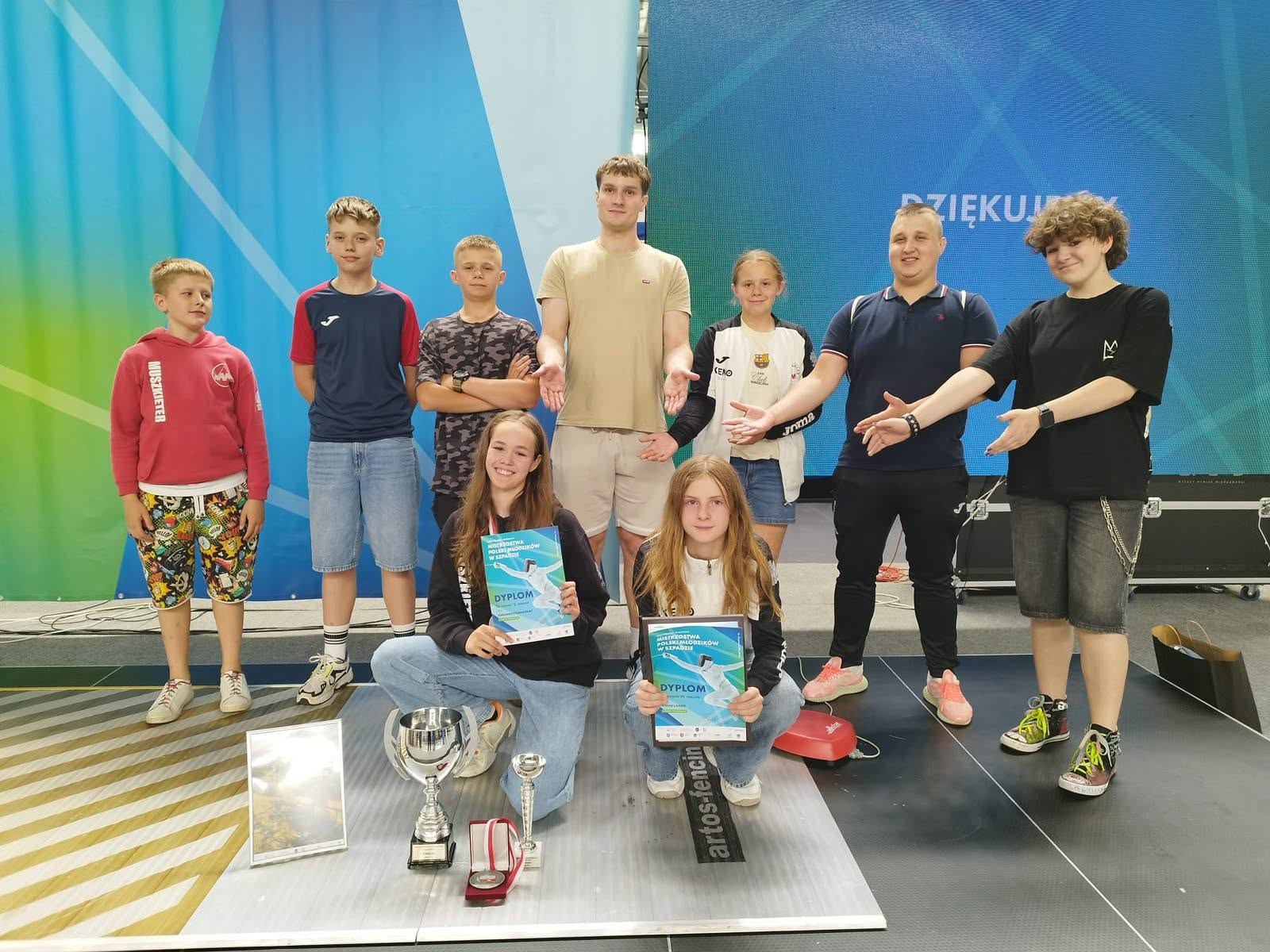 Gliwiczanie na podium Mistrzostw Polski Młodzików w szpadzie oraz Akademickich Mistrzostw Polski w szabli i szpadzie
