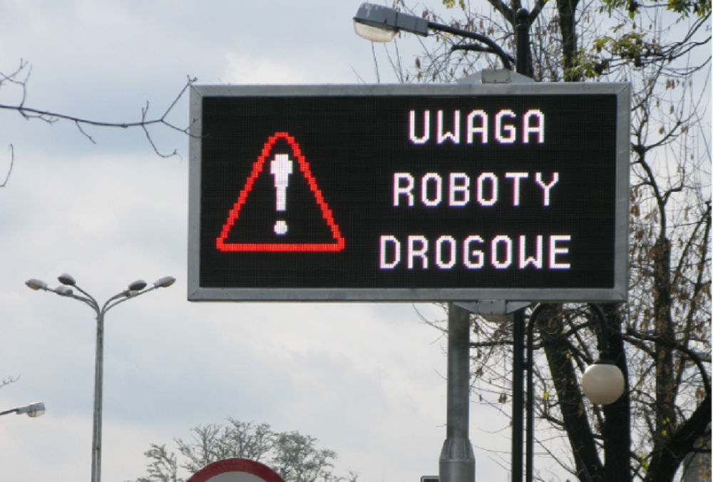 Roboty drogowe na DTŚ