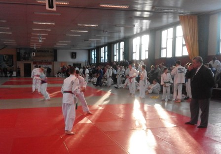 Młodzi judocy na podium