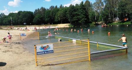 Wydzielono brodzik na kąpielisku w Czechowicach