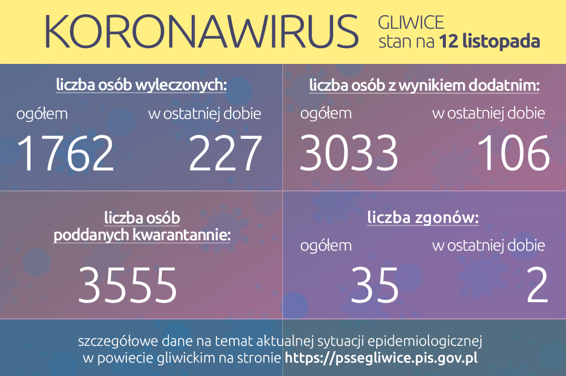 Koronawirus: stan na 12 listopada 2020 roku