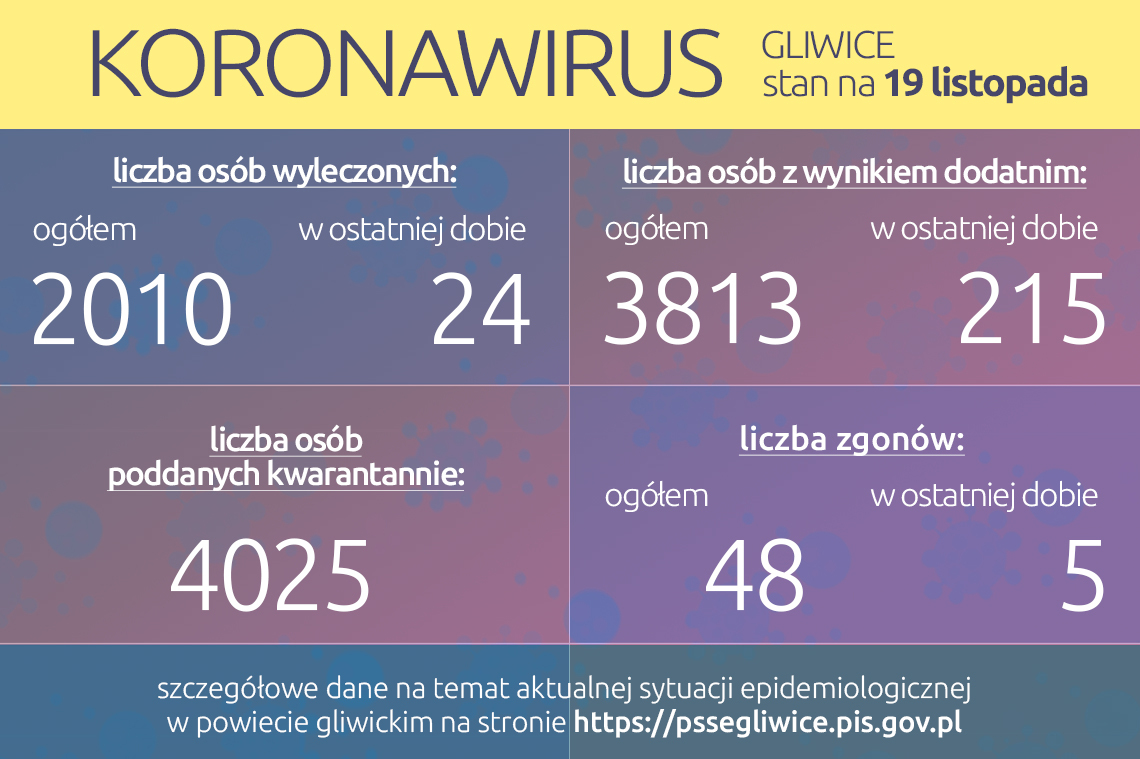 Koronawirus: stan na 19 listopada 2020 roku