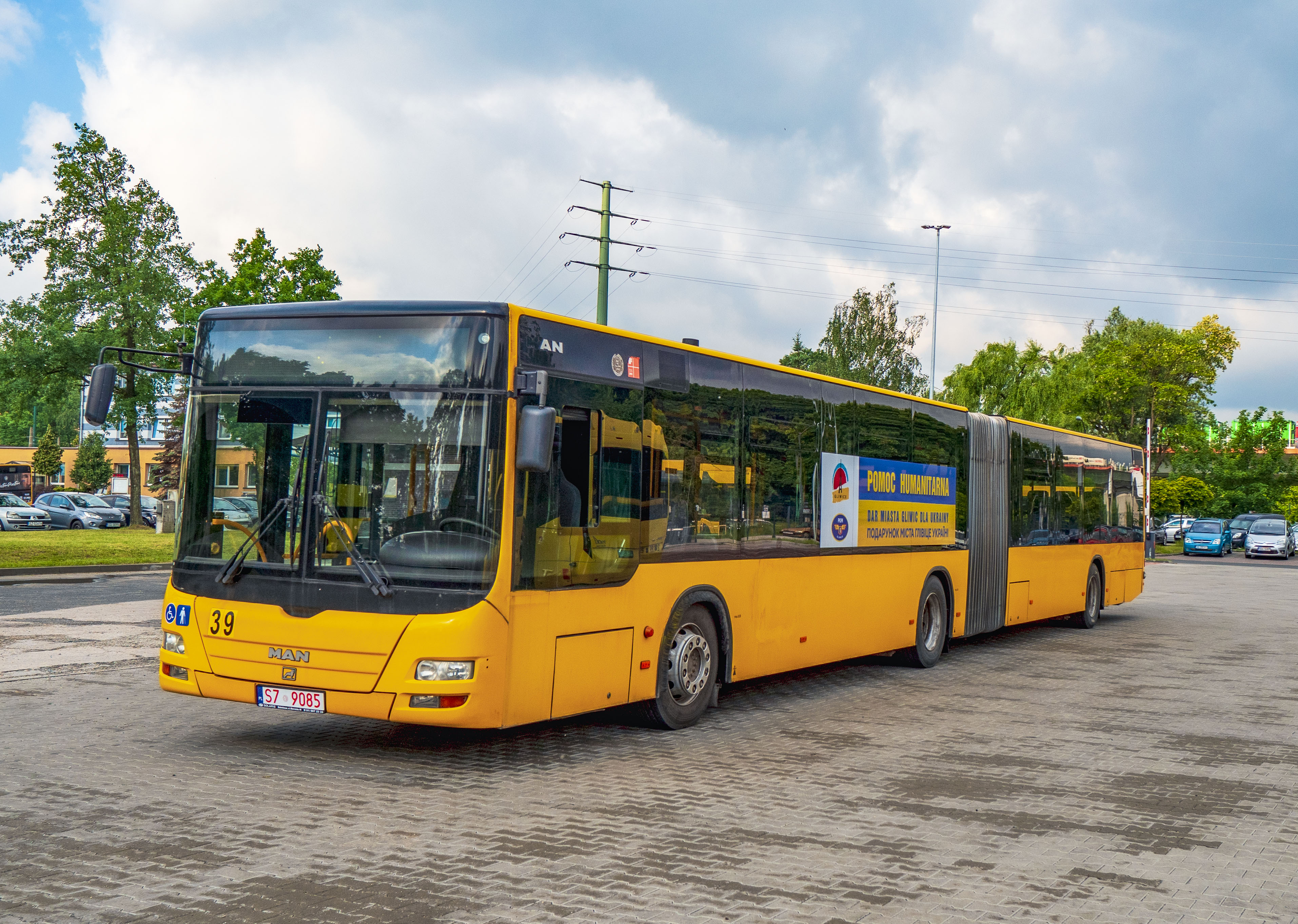 Autobus z Gliwic jest w drodze na granicę