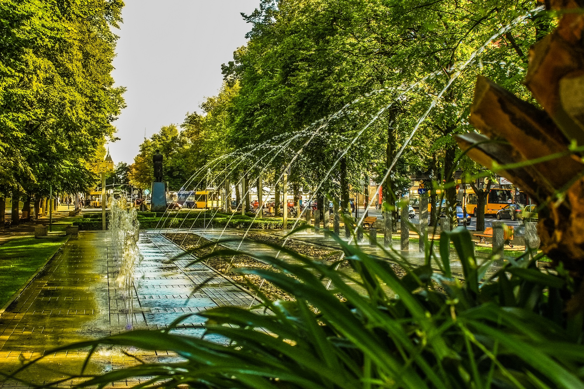 panorama placu Piłsudskiego