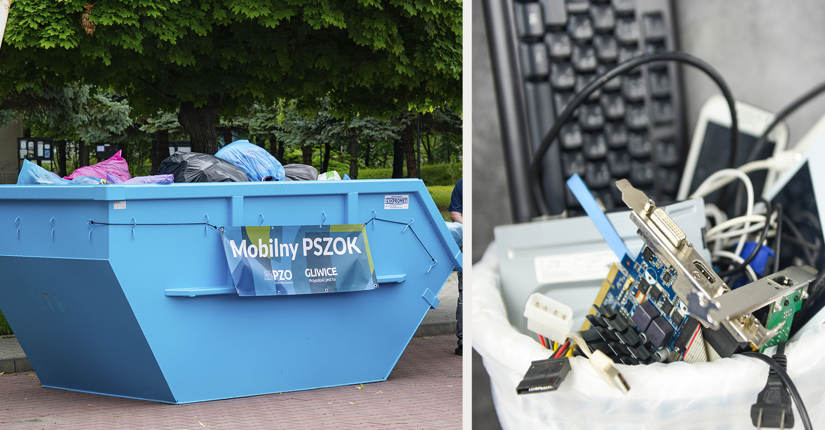 Mobilne zbiórki elektrośmieci i odpadów tekstylnych 26 lipca w kilku dzielnicach