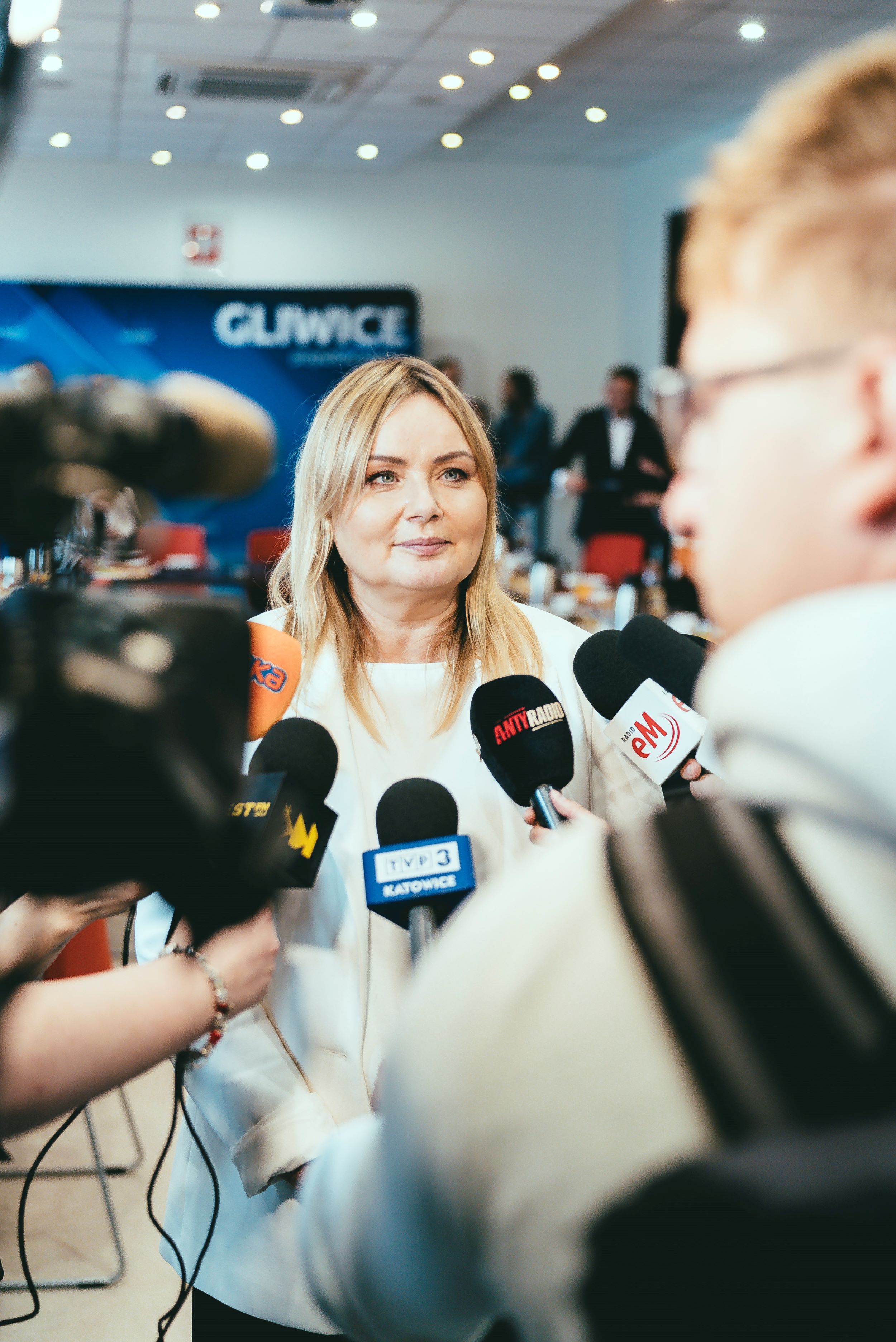 Czym żyją Gliwice? Prezydent spotkała się z dziennikarzami