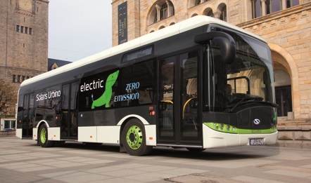 Elektryczny autobus na trasie A4