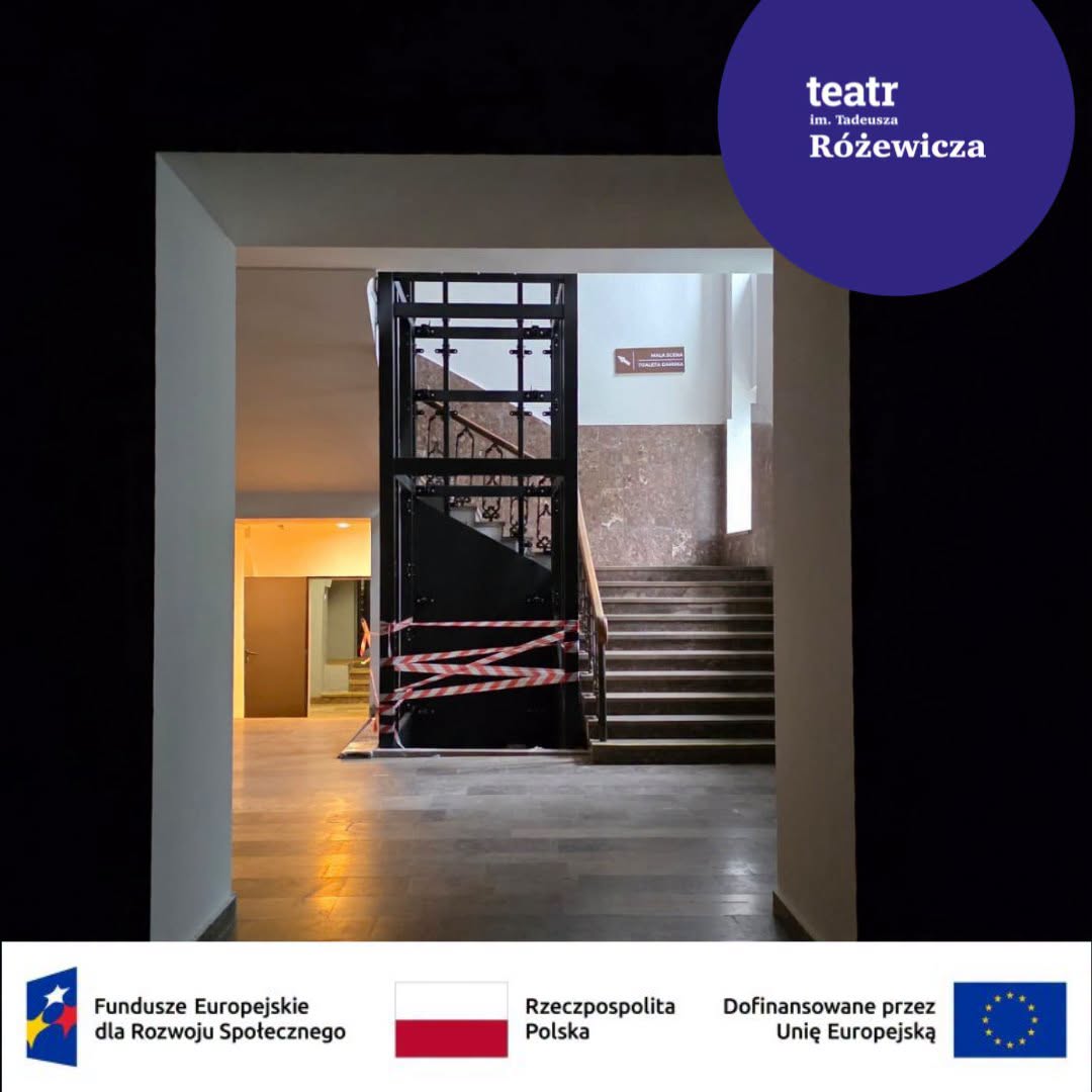 Winda ułatwi dostęp do Sceny Kameralnej. Zmiany w Teatrze im. Różewicza