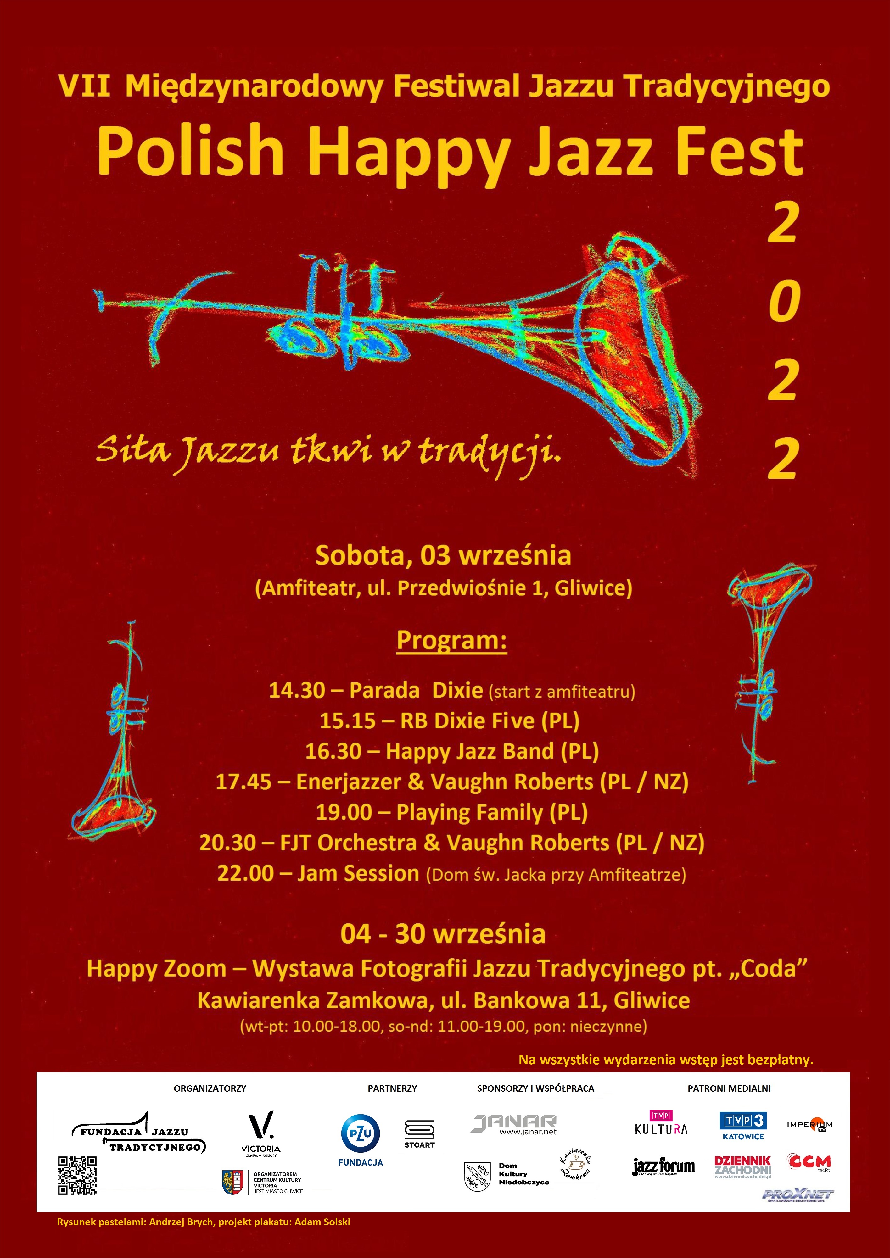 VII Międzynarodowy Festiwal Jazzu Tradycyjnego „Polish Happy Jazz Fest 2022”